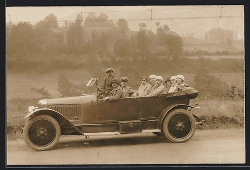 Photo postcard auto dion - photo,
