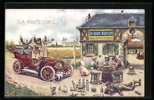 Artist postcard route - postcard, la