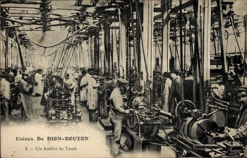 Cpa usines dion bouton - de, dion-bouton