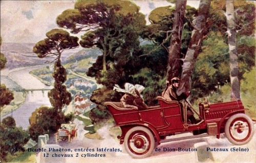 Artist postcard puteaux hauts - postcard,