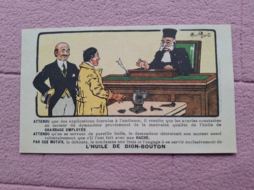 Postcard dion bouton - dion,