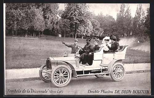 Postcard auto dion bouton - postcard,