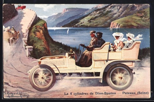 Artist postcard signed hugo - artist,