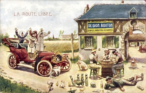 Artist postcard route - artist,