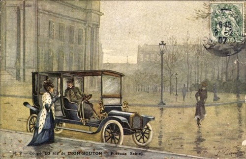 Artist postcard puteaux - artist,