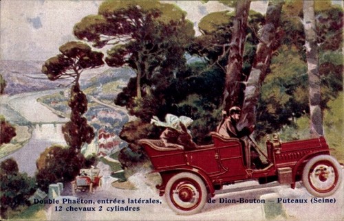 Artist postcard puteaux hauts - artist,