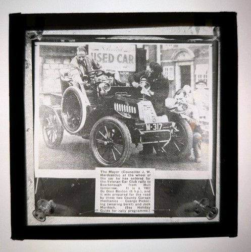 Vintage magic lantern slide - vintage,