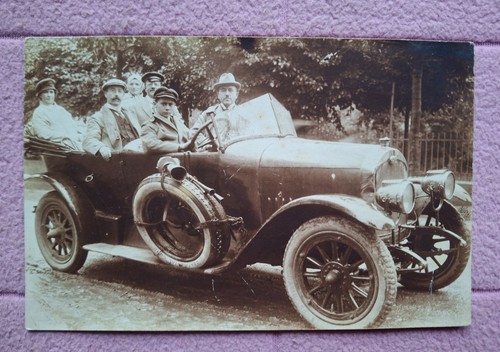 Postcard motor car - car, rp