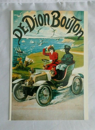 Postcard old poster dion - postcard, de