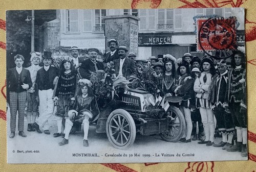 Old postcard montmirail - old,