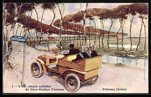 Postcard puteaux tonneau 8 - postcard,
