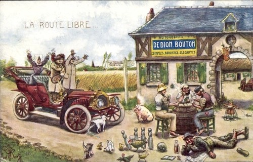 Artist postcard route - artist,